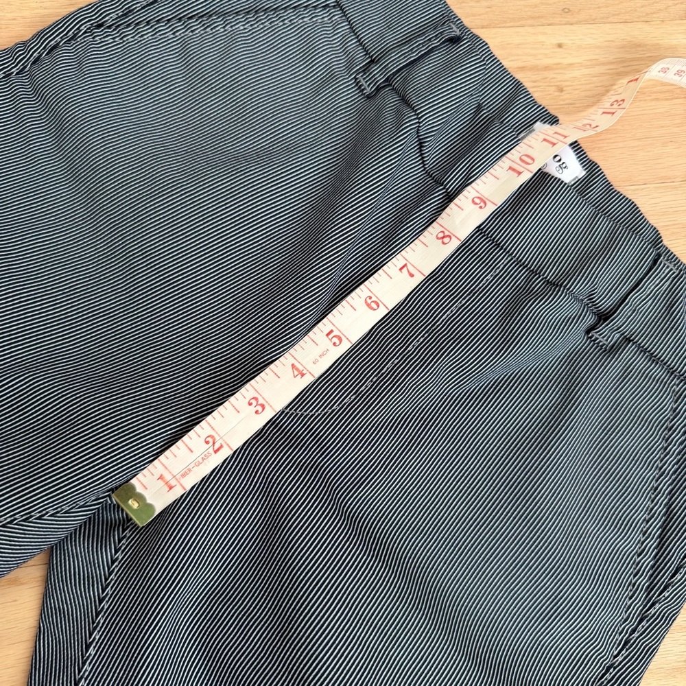 Bevy Flog Dafna Pinstripe Pull on Stripe OG Pants Slim Skinny Size 26 Office - Picture 8 of 11